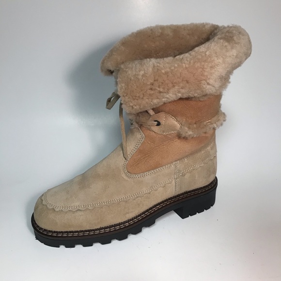 Blondo shearling boots Clearance